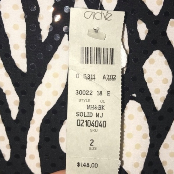 NEW Cache Sequin Animal Print Dress Evening Elegant Celeb Style Luxury Date - Picture 13 of 14